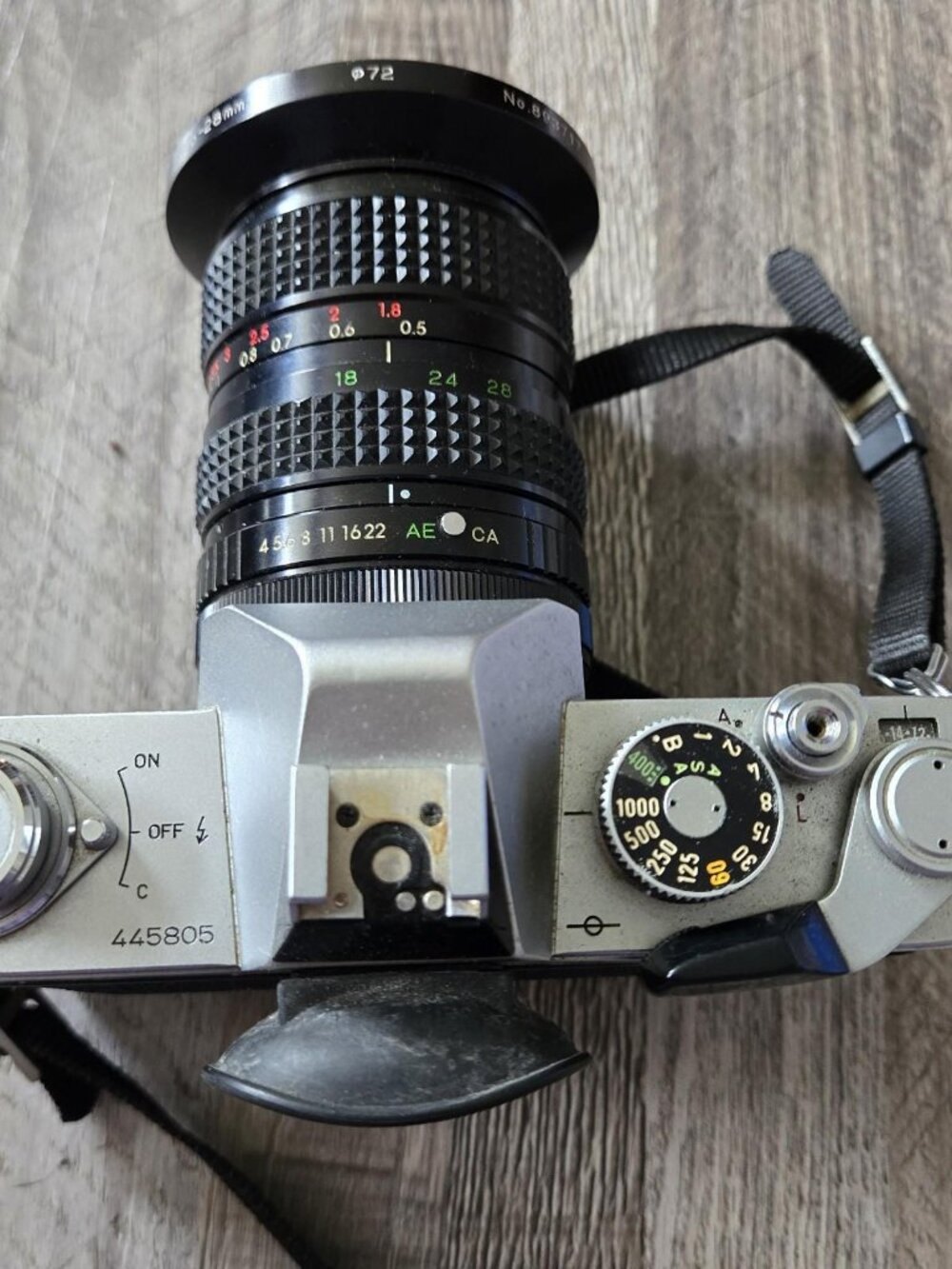 Canon FTb QL SLR Film Camera Vintage 18-28mm Lens Teleconverter Bundle Vintage - Picture 3 of 15